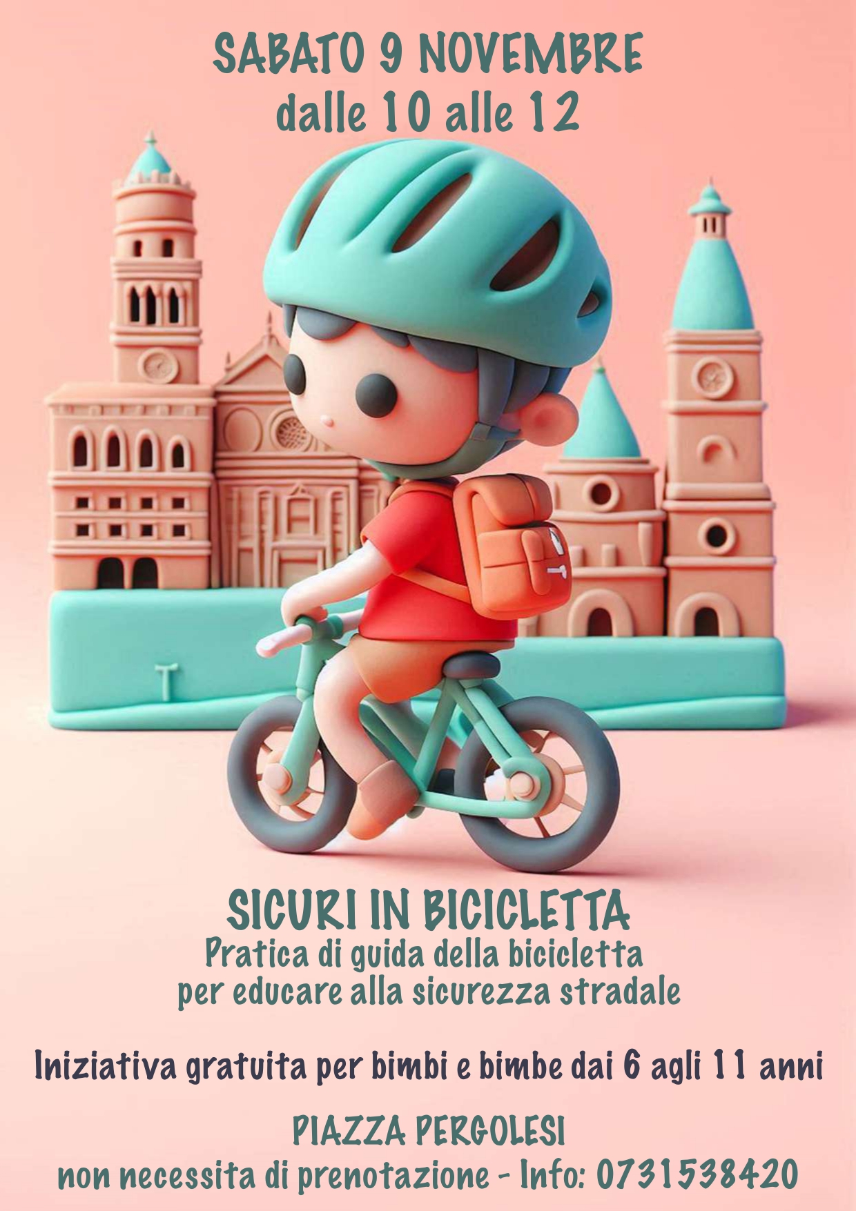 Locandina Sicuri in bicicletta