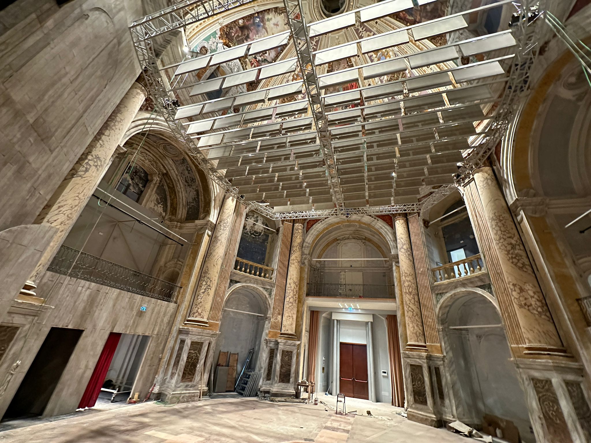 Interno del Teatro Moriconi dopo il restauro
