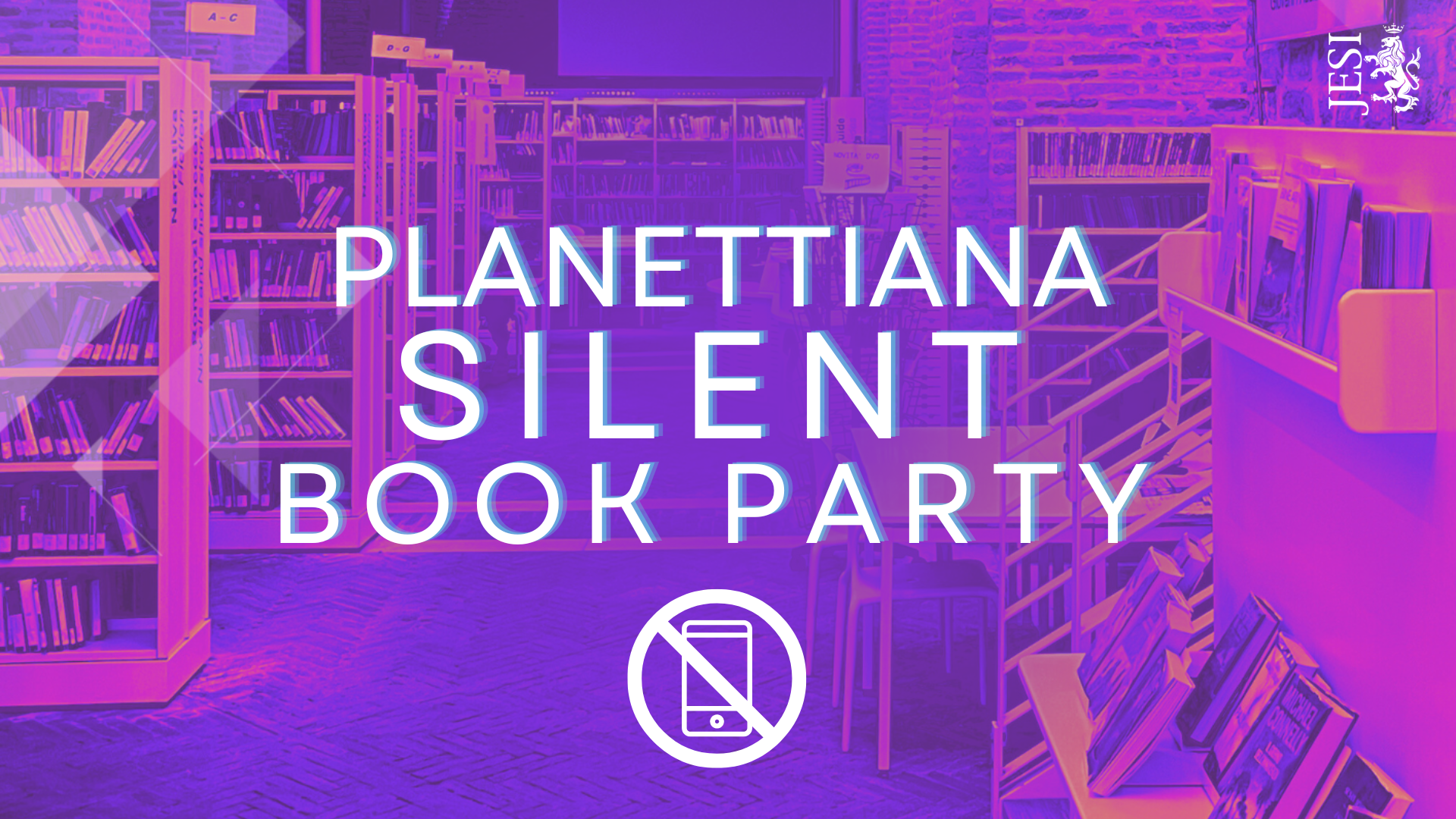 Locandina Planettiana silent book party