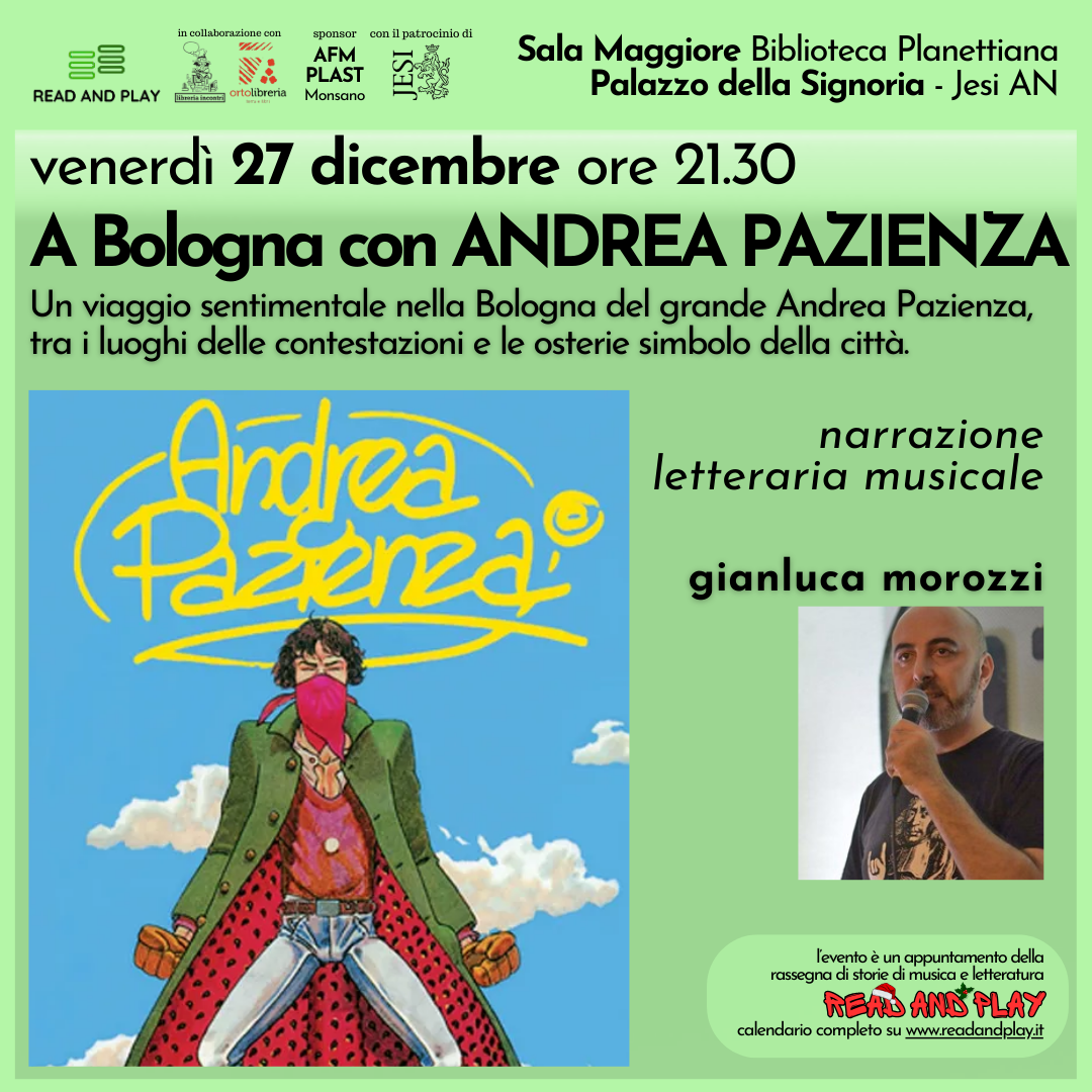 A Bologna con Andrea Pazienza di Gianluca Morozzi