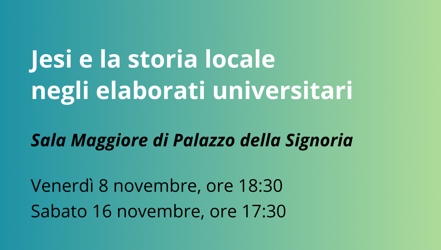 Jesi e la storia locale negli elaborati universitari