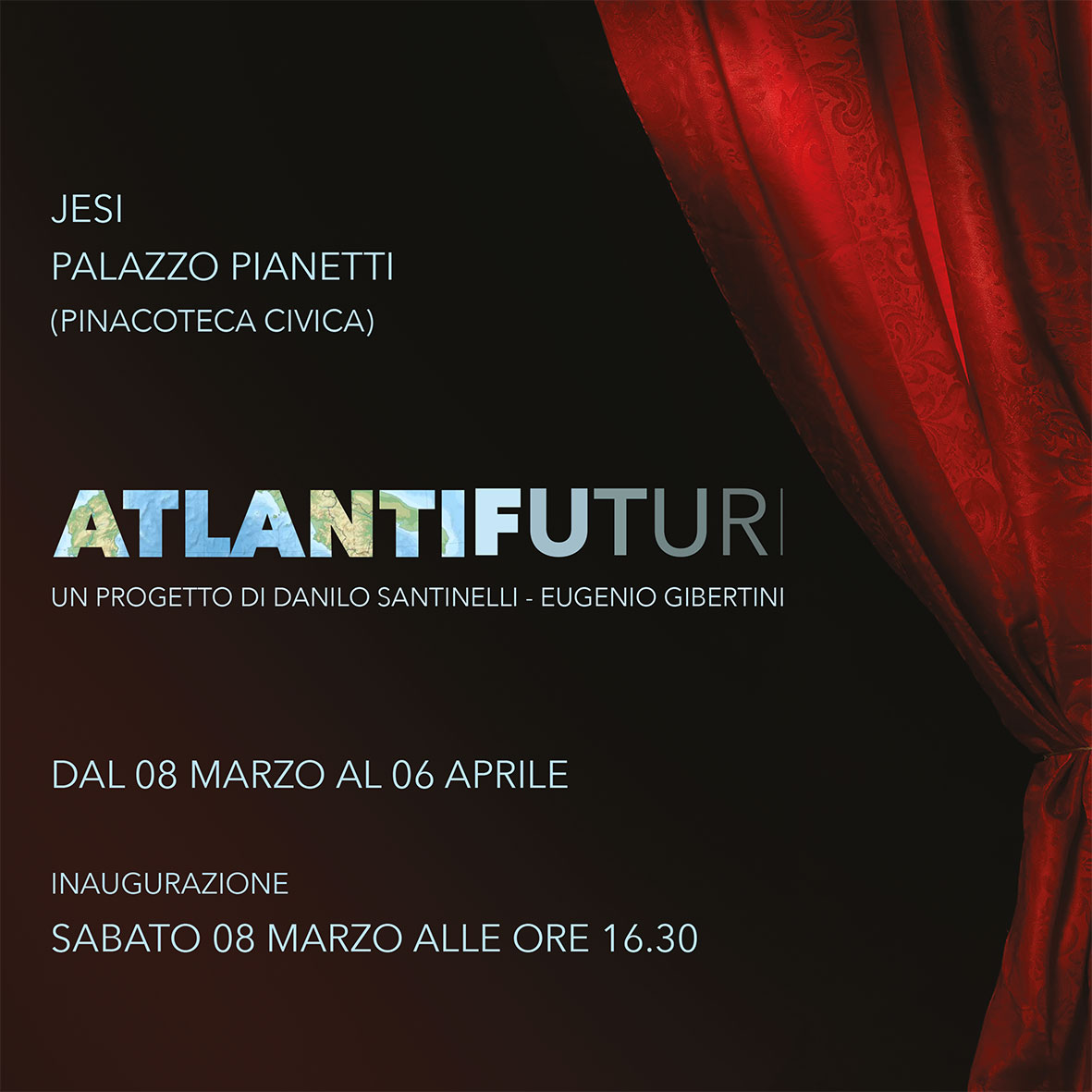 Locandina 8 marzo Atlanti Futuri